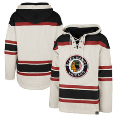 Chicago Blackhawks '47 Rockaway Lace-Up Pullover Hoodie