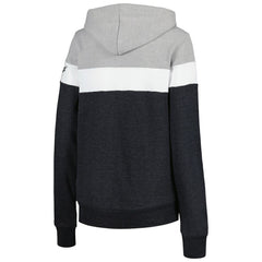 Chicago White Sox Women's Colorblock Full-Zip Hoodie Jacket - Heather Black | New Era