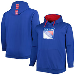New York Rangers Big & Tall Fleece Pullover Hoodie