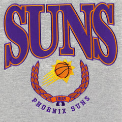Phoenix Suns Unisex Vintage Throwback Crew Sweatshirt - Heather Gray | New Era cheap