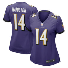 NFL Baltimore Ravens Kyle Hamilton Women's Player Game Jersey