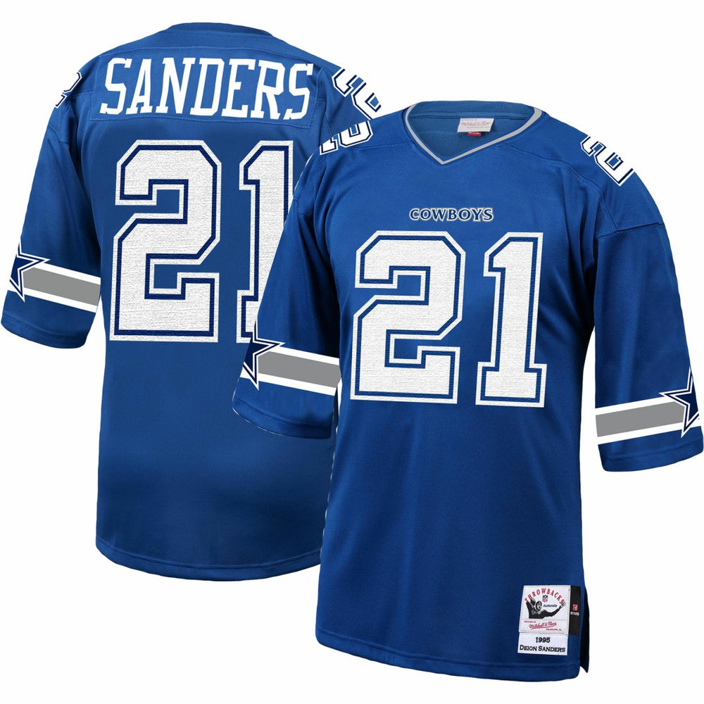 NFL Dallas Cowboys Deion Sanders 1996 Authentic Throwback Retired Player Jersey