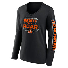NFL Cincinnati Bengals Women's Hometown Sweep Long Sleeve V-Neck T-Shirt