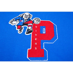 Philadelphia 76ers Pro Standard Women's Mash Up Pullover Sweatshirt - Royal sale