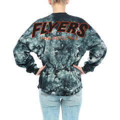 Philadelphia Flyers Fanatics Women's Crystal-Dye Long Sleeve T-Shirt