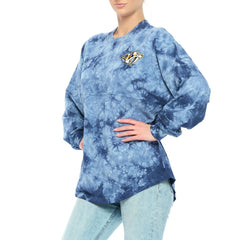 Nashville Predators Fanatics Women's Crystal-Dye Long Sleeve T-Shirt