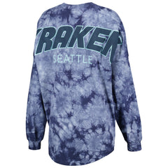 Seattle Kraken Fanatics Women's Crystal-Dye Long Sleeve T-Shirt