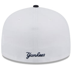 New York Yankees State 59FIFTY Fitted Hat - White/Navy | New Era