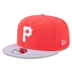 Pittsburgh Pirates Spring Basic Two-Tone 9FIFTY Snapback Hat - Red/Purple | New Era