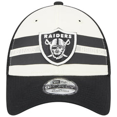 NFL Las Vegas Raiders Team Stripe Trucker 9FORTY Snapback Hat