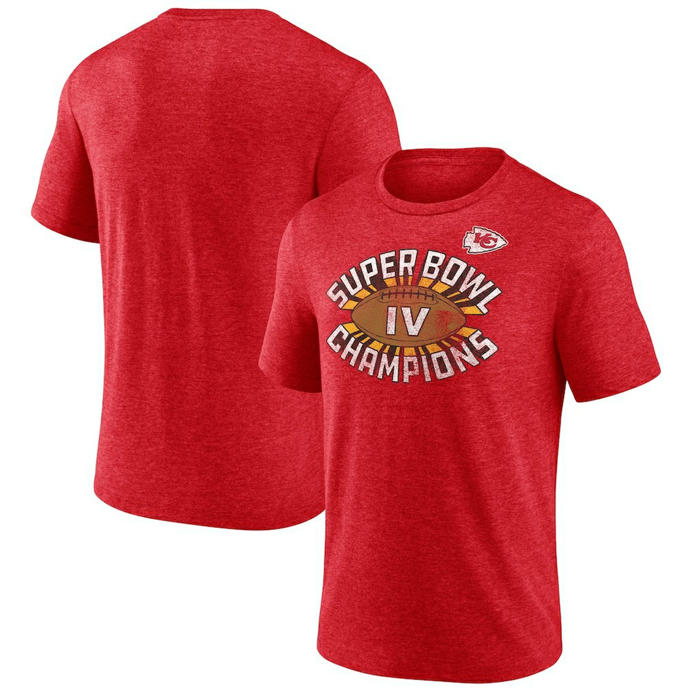 NFL Kansas City Chiefs Hometown Old-Fashioned Super Bowl IV s Tri-Blend T-Shirt