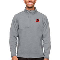 NFL Cincinnati Bengals Antigua Course Quarter-Zip Pullover Top