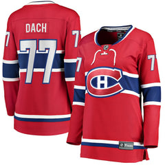 Kirby Dach Montreal Canadiens Fanatics Women's Home Breakaway Player Jersey