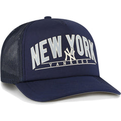 New York Yankees Backhaul Foam Trucker Snapback Hat - Navy | 47 brand