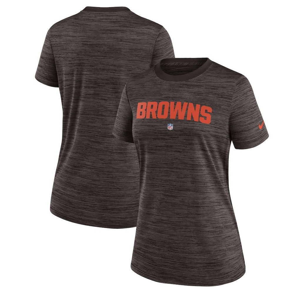 NFL Cleveland Browns Women's Sideline Velocity Performance T-Shirt