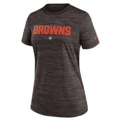 NFL Cleveland Browns Women's Sideline Velocity Performance T-Shirt