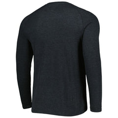 Chicago White Sox Concepts Sport Inertia Raglan Long Sleeve Henley Top - Heather Black
