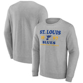 St. Louis Blues Fanatics Fierce Competitor Pullover Sweatshirt