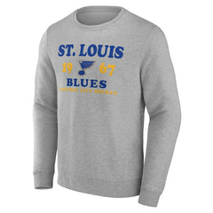 St. Louis Blues Fanatics Fierce Competitor Pullover Sweatshirt