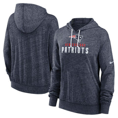 NFL New England Patriots Women's Plus Size Gym Vintage Pullover Hoodie