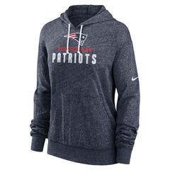 NFL New England Patriots Women's Plus Size Gym Vintage Pullover Hoodie
