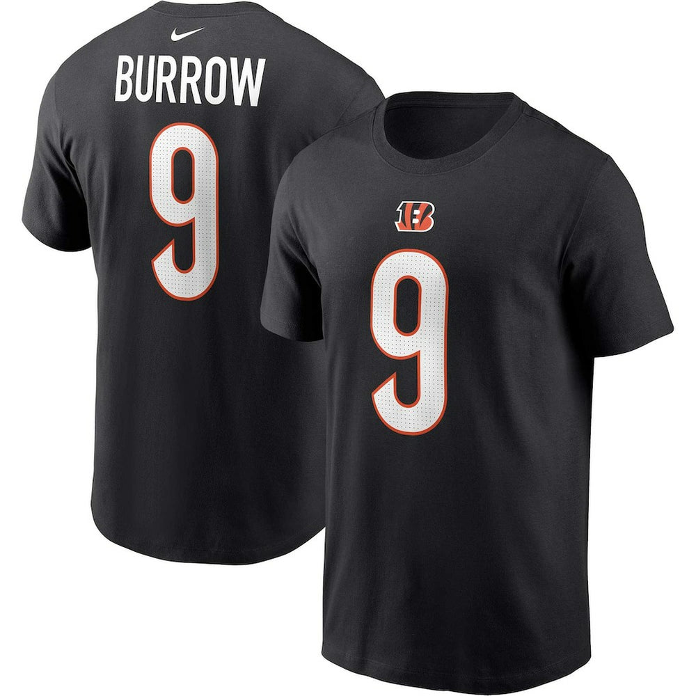 NFL Cincinnati Bengals Joe Burrow Player Name & Number T-Shirt