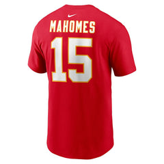 NFL Kansas City Chiefs Patrick Mahomes Player Name & Number T-Shirt
