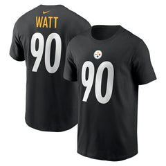 NFL Pittsburgh Steelers T.J. Watt Player Name & Number T-Shirt