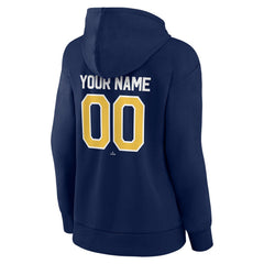 Milwaukee Brewers Women's Personalized Team Winning Streak Pullover Hoodie - Navy