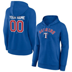 Texas Rangers Women's Personalized Team Winning Streak Pullover Hoodie - Royal