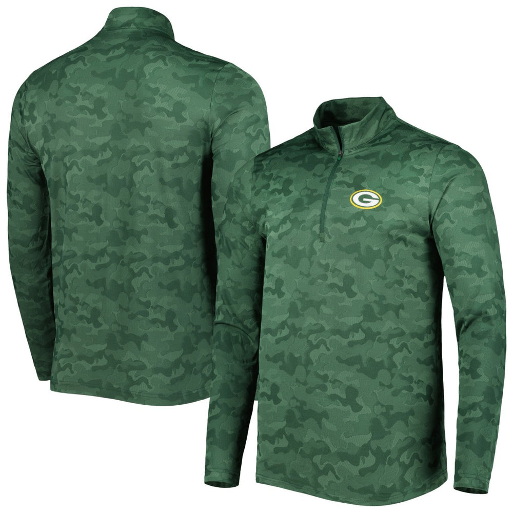 NFL Green Bay Packers Antigua Brigade Quarter-Zip Sweatshirt