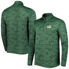 NFL Green Bay Packers Antigua Brigade Quarter-Zip Sweatshirt