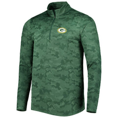 NFL Green Bay Packers Antigua Brigade Quarter-Zip Sweatshirt