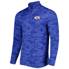 NFL Los Angeles Rams Antigua Brigade Quarter-Zip Sweatshirt