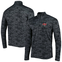NFL Tampa Bay Buccaneers Antigua Brigade Quarter-Zip Sweatshirt