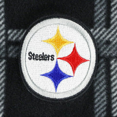 NFL Pittsburgh Steelers Antigua Industry Flannel Button-Up Shirt Jacket