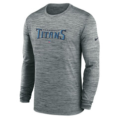 NFL Tennessee Titans Sideline Team Velocity Performance Long Sleeve T-Shirt
