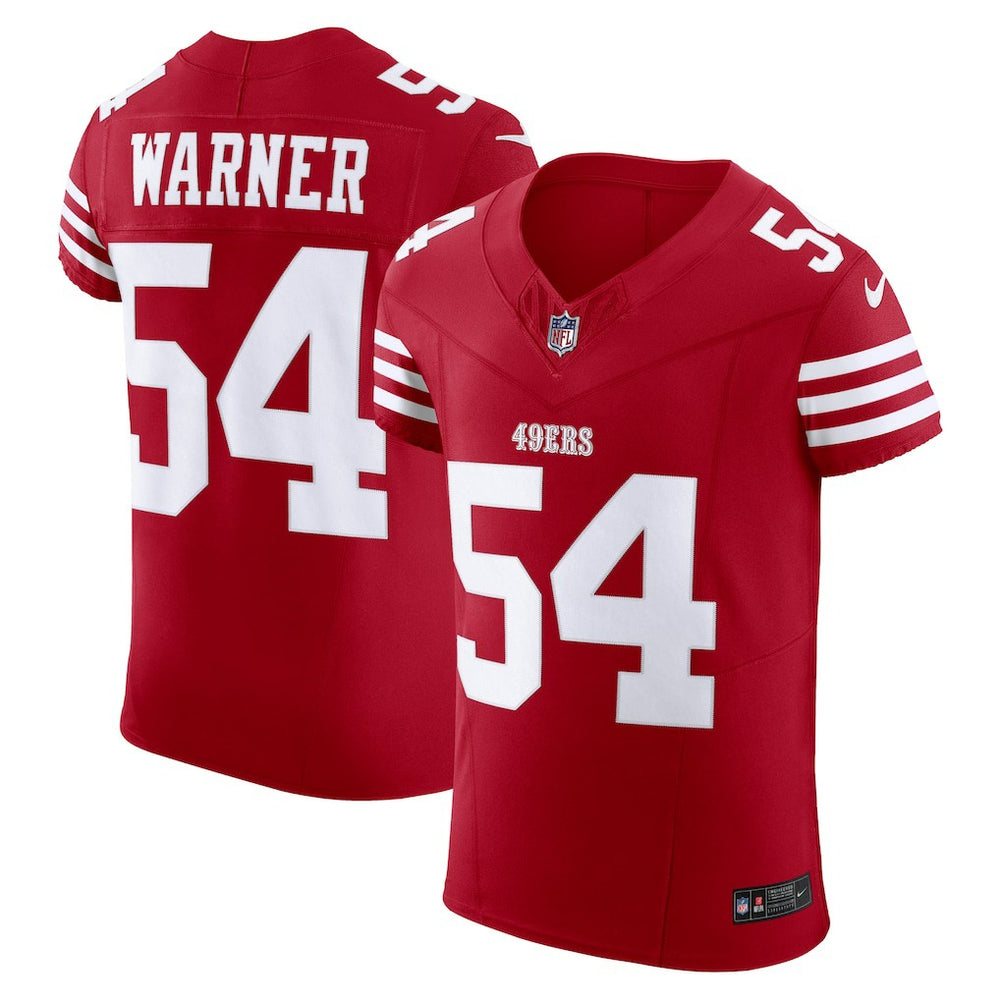 NFL San Francisco 49ers Fred Warner Vapor F.U.S.E. Elite Jersey