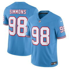 NFL Tennessee Titans Jeffery Simmons Vapor F.U.S.E. Limited Jersey