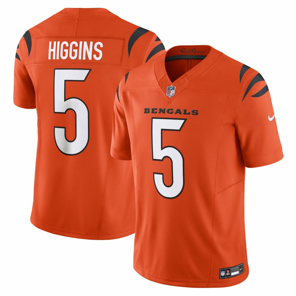 NFL Cincinnati Bengals Tee Higgins Vapor F.U.S.E. Limited Jersey