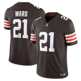 NFL Cleveland Browns Denzel Ward Vapor F.U.S.E. Limited Jersey
