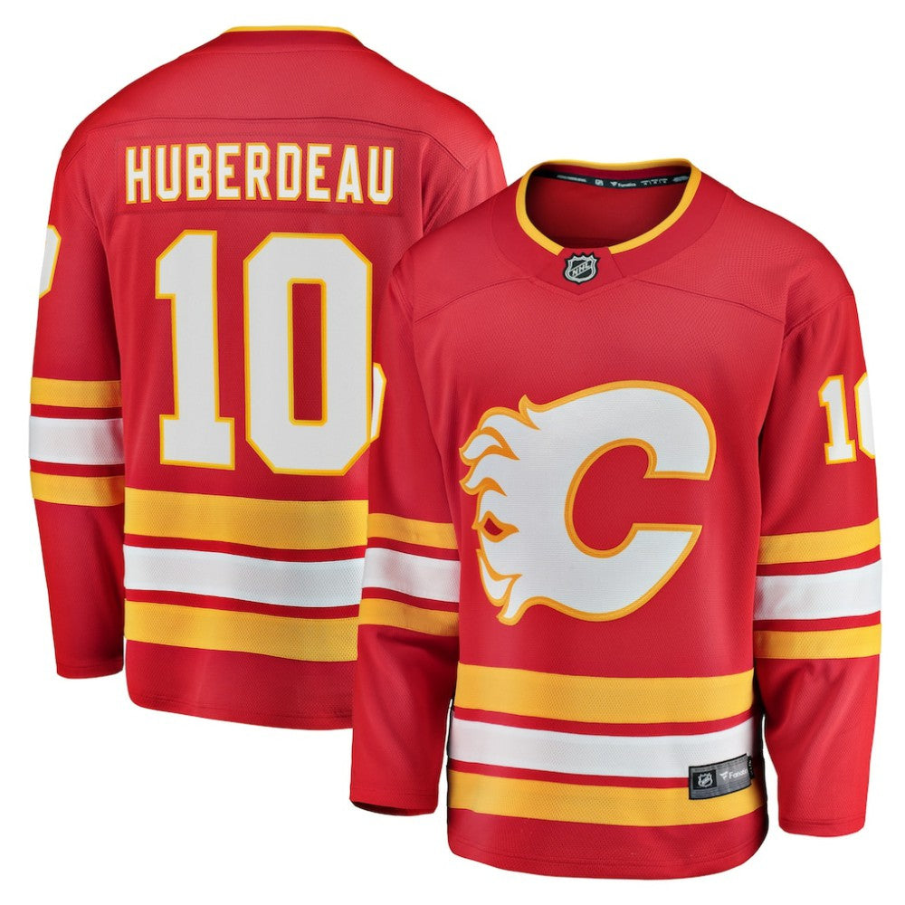 Jonathan Huberdeau Calgary Flames Fanatics Home Breakaway Player Jersey