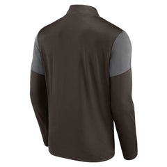 San Diego Padres Logo Quarter-Zip Top - Brown