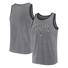Chicago White Sox Primary Tank Top - Heather Gray