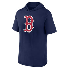 Boston Red Sox Short Sleeve Hoodie T-Shirt - Navy