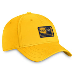 Nashville Predators Fanatics Authentic Pro Training Camp Flex Hat – Gold