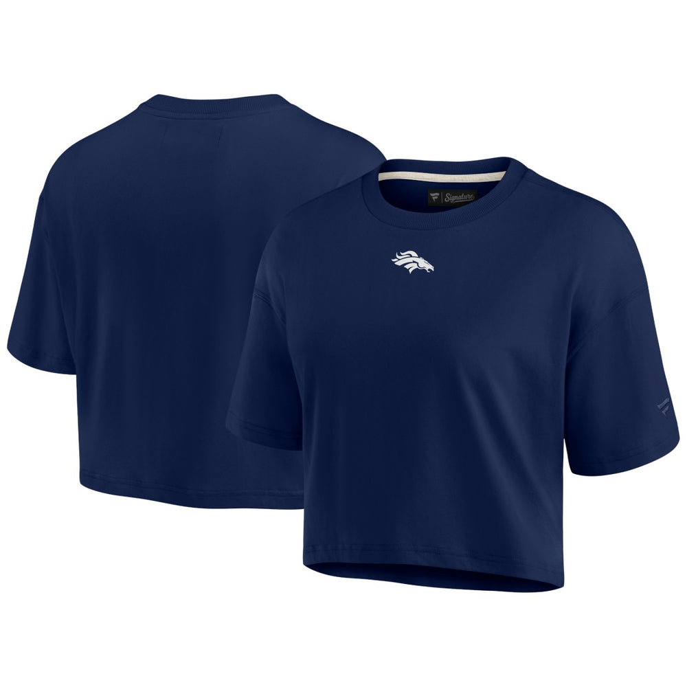 NFL Denver Broncos Women's Elements Super Soft Boxy Cropped T-Shirt