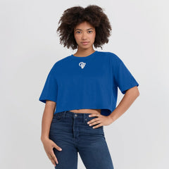 NFL Los Angeles Rams Women's Elements Super Soft Boxy Cropped T-Shirt