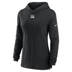 NFL Cincinnati Bengals Women's Sideline Performance Long Sleeve Hoodie T-Shirt