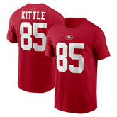 NFL San Francisco 49ers George Kittle Player Name & Number T-Shirt